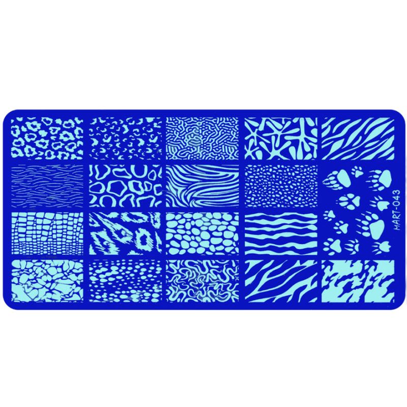 mART Stamping plate 043 (Animal print)