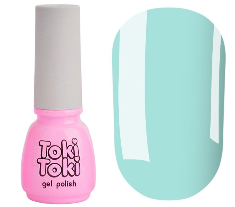 Toki Toki Gel nail polish Spring SP11 (milk mint, enamel), 5 ml
