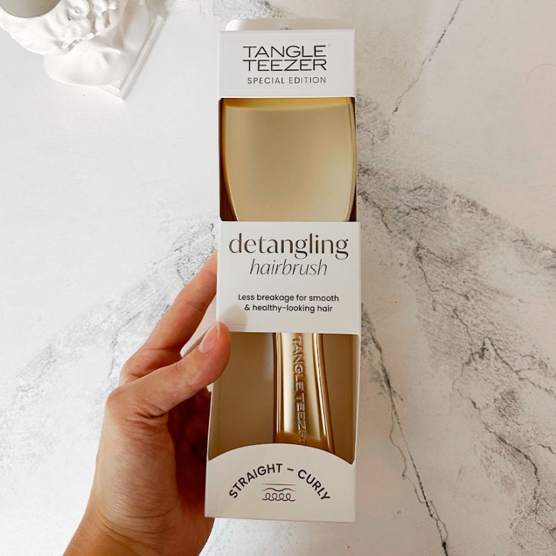Tangle Teezer Hair Comb The Ultimate Detangler Chrome Neo Gold