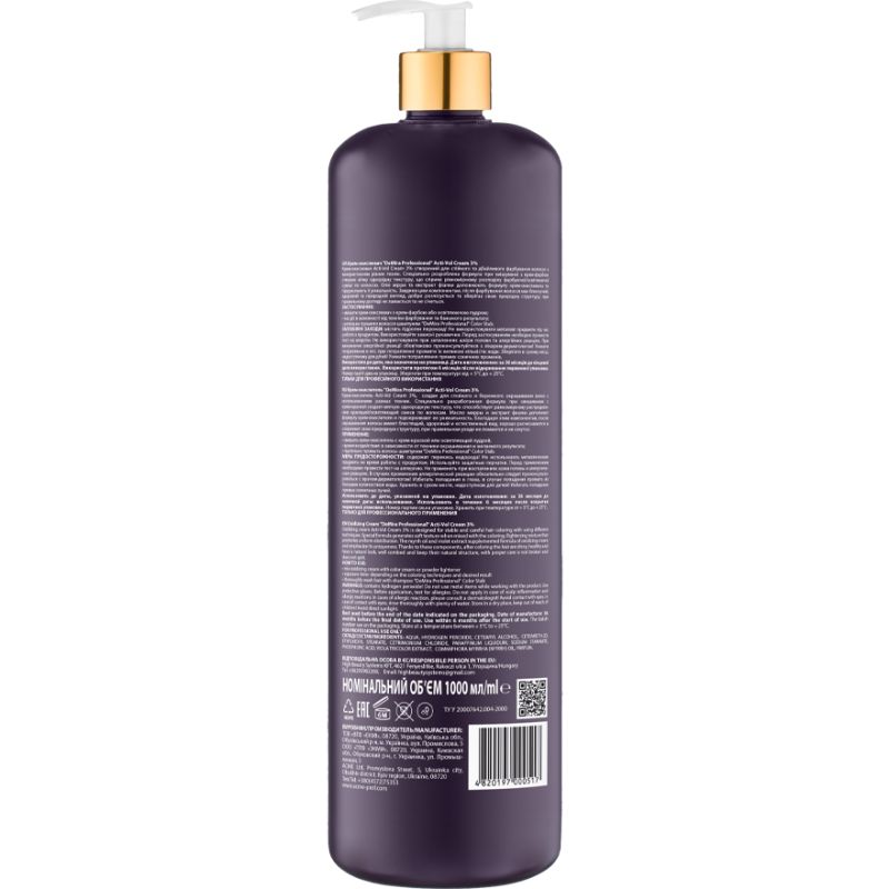 DEMIRA PROFESSIONAL ACTIVOL Oxidative emulsion 3%, 1000 ml