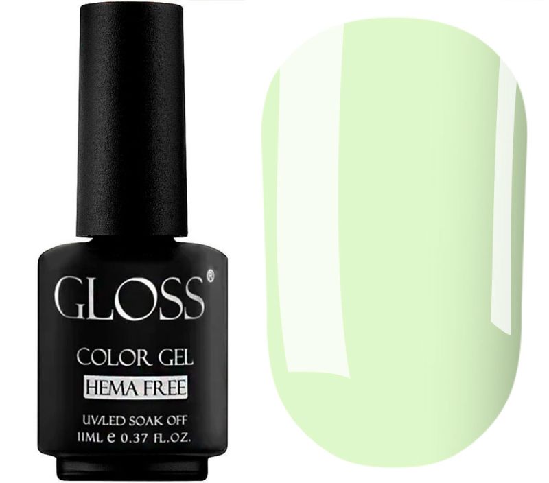Гель-лак GLOSS Hema Free Milk Lime, 11 мл