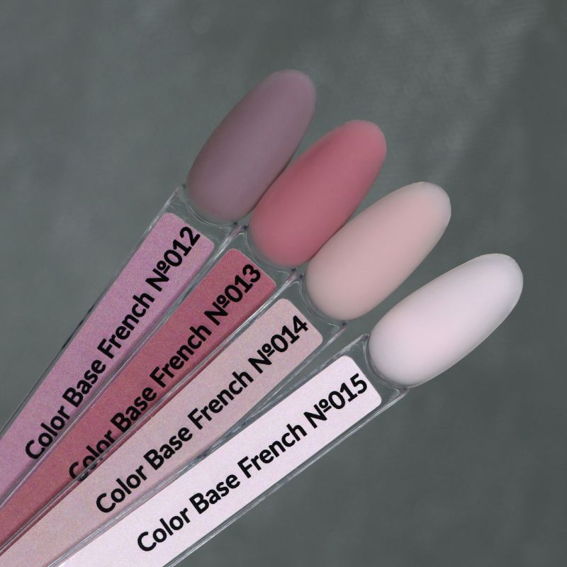 Komilfo Color Base French Френч база 014 (світлий рожево-бежевий), 8 мл
