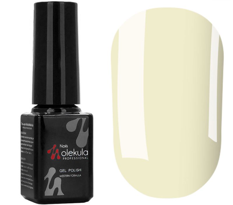 Molekula DIAMOND gel varnish No. 501 (silver, with sparkles and mica), 6 ml