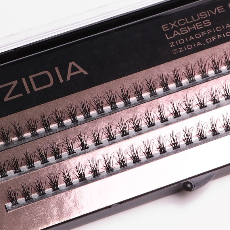 ZIDIA Cluster lashes 20D Flame Series C 0.10 (3 bands, size 8mm)