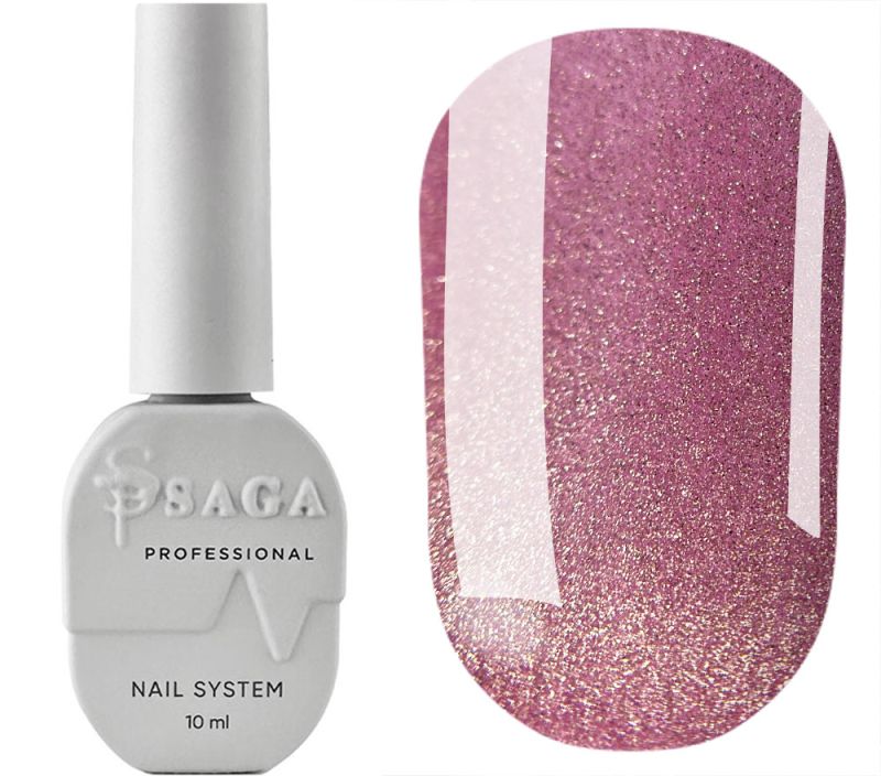 SAGA professional Гель лак Amber cat 08, 10 мл