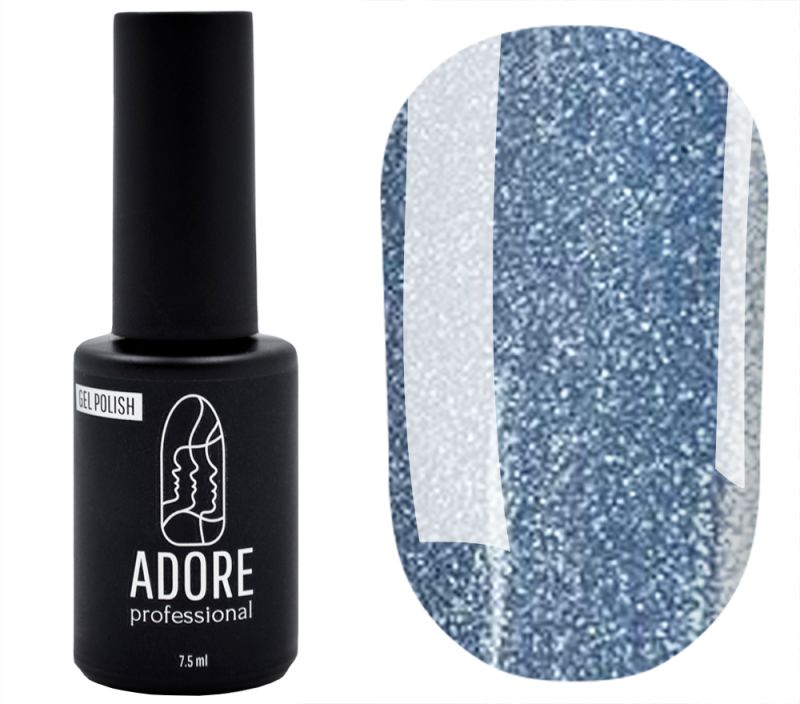 Gel polish ADORE Professional No. 463 (blue, cat's eye), 8 ml