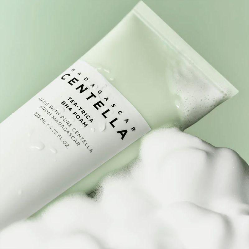 SKIN1004 Пенка очищающая с центеллой и салициловой кислотой Madagascar Centella Tea-Trica Bha Foam, 125 мл