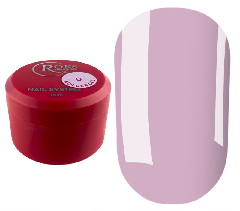 Roks Гель для ногтей Builder Gel №8, 15 мл