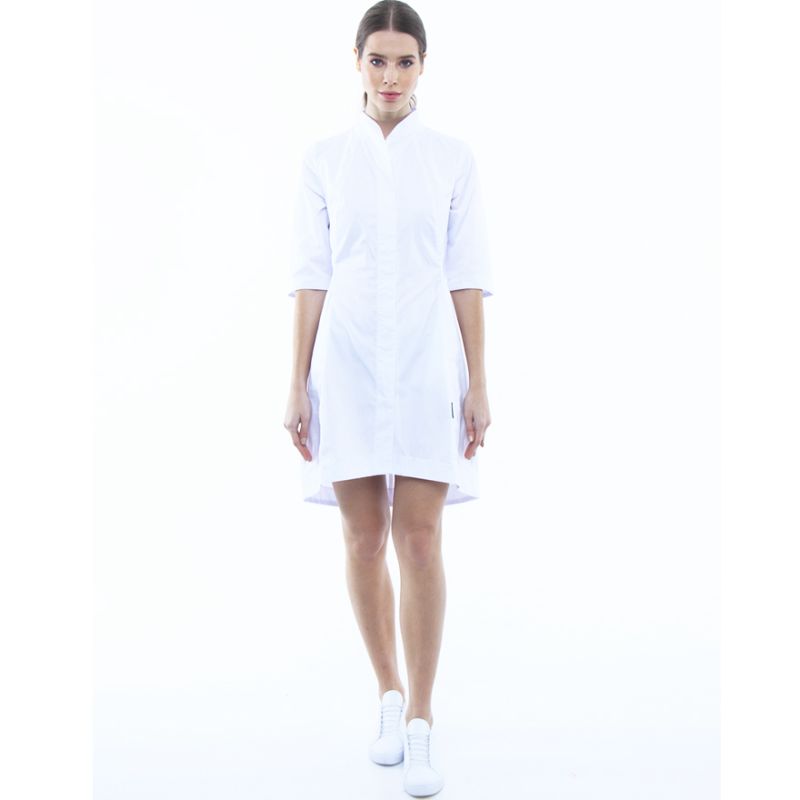 Bathrobe 134, white, size 46