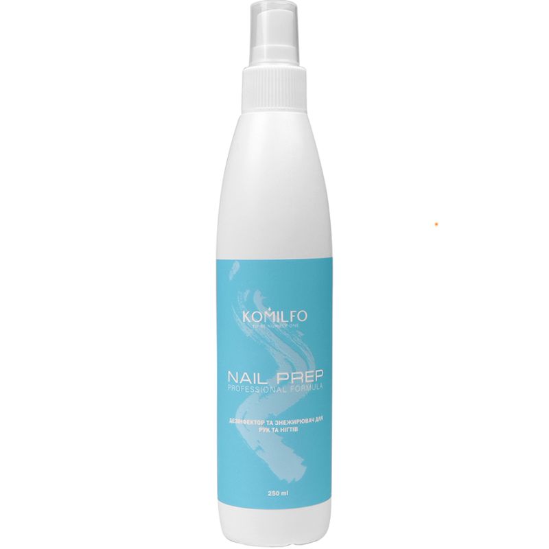 Komilfo Nail Prep - disinfectant and degreaser for nails, 250 ml