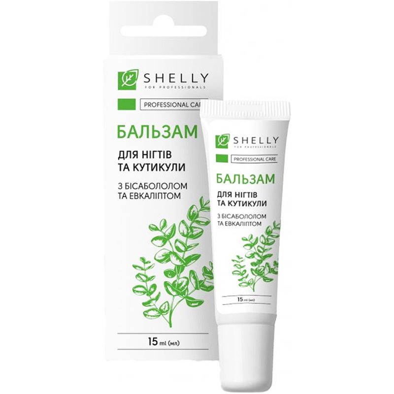 Shelly Bisabolol & Eucalyptus Strengthening Nail Balm, 15 ml