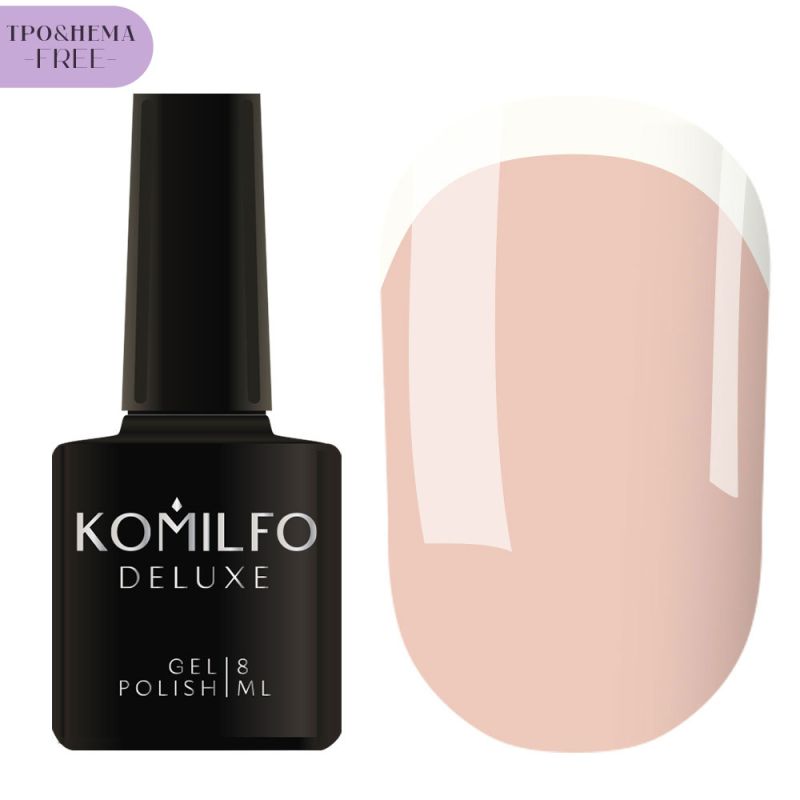 Gel varnish Komilfo DeLuxe Termo C003 (light brown, when heated - bright light green), 8 ml