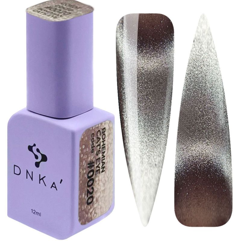 DNKa Гель-лак для ногтей Bohemian Cat's Eye HEMA/ TPO Free 0020, 12 мл