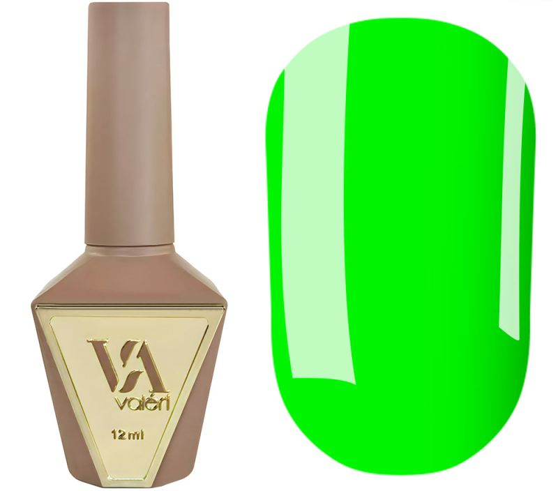 Valeri База для нігтів Rubber Base French 042 (салатовий, неон), 12 мл