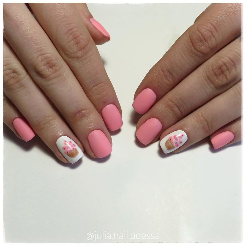 Kira Nails gel varnish No. 096 (pink, neon), 6 ml