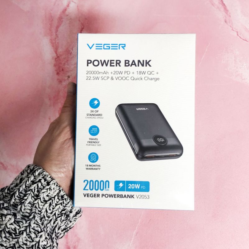 Veger Power Bank V2053 20000 mAh