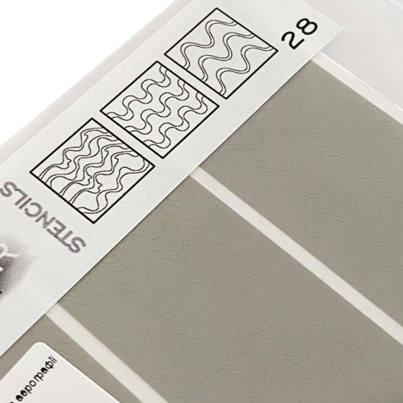StreamAIR Airbrush stencil No. 28