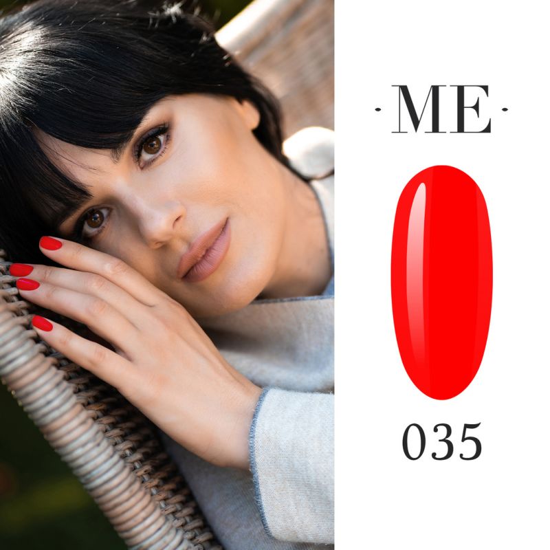 FOX Gel Polish Masha Efrosinina No. 035 (glowing red, enamel), 7 ml