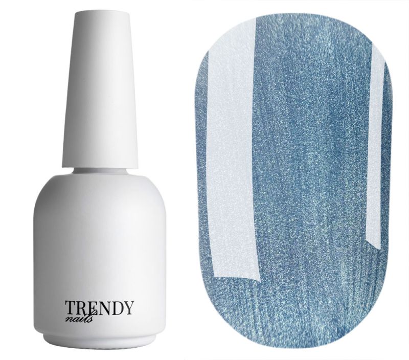 Trendy Nails Гель-лак Gel Polish Cat Eye's Gummy Bear "Aqua Teddy", 10 мл