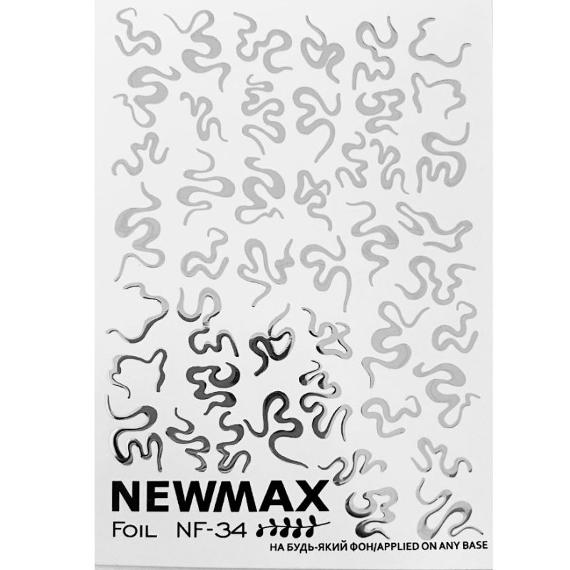 NewMax Slider design NF-34 (silver, snake)
