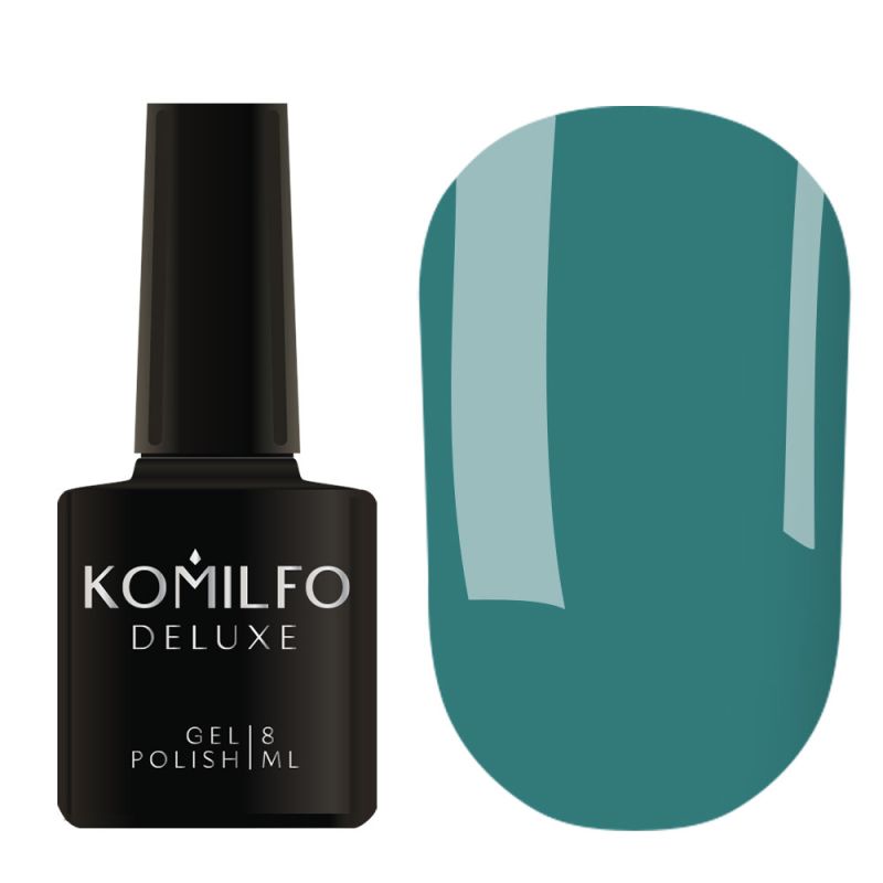 Gel varnish Komilfo DeLuxe Termo C003 (light brown, when heated - bright light green), 8 ml