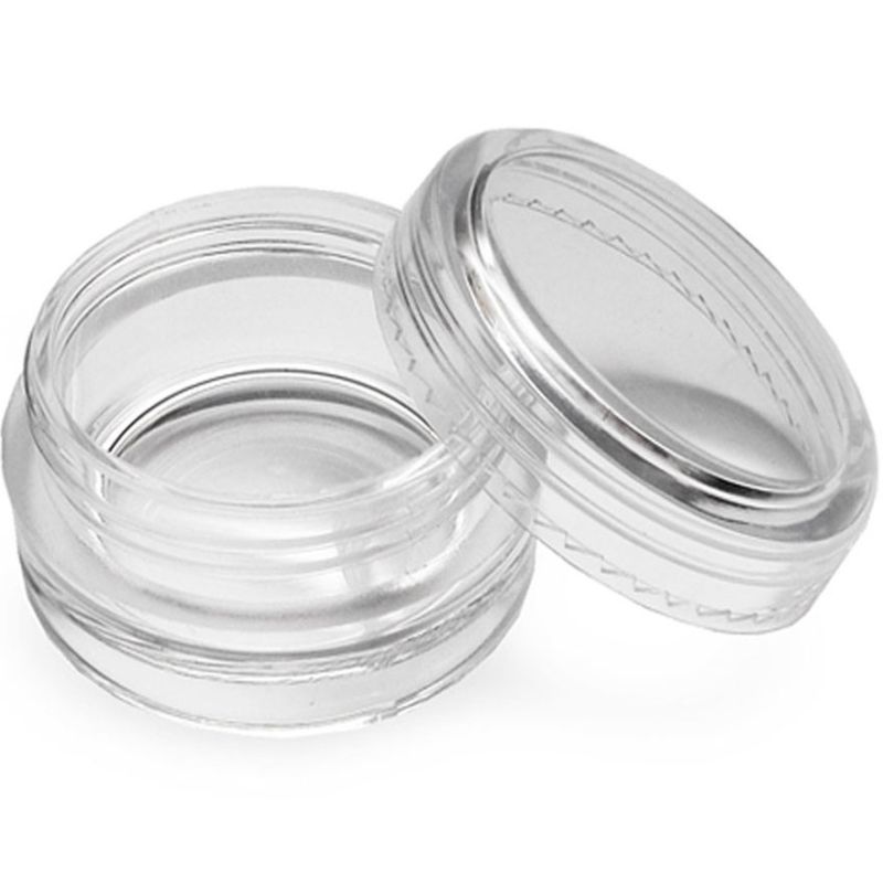 Jar for stones, round (transparent), 3 ml
