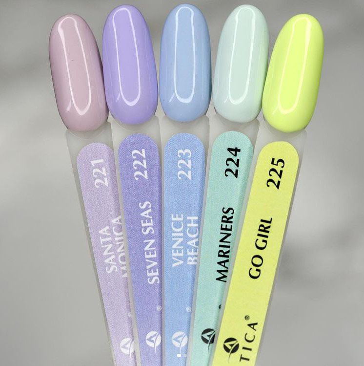 Atica GPM221 Santa Monica gel varnish (smoky pink, enamel), 7.5 ml