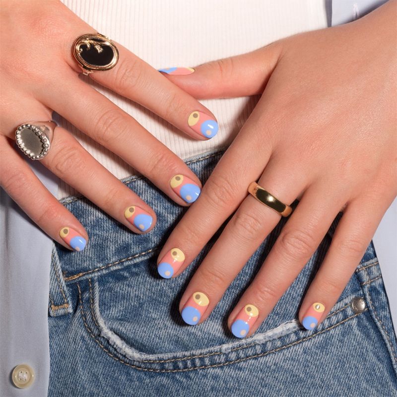 Gel polish CND Shellac Chance Taker (sky blue, enamel), 7.3 ml
