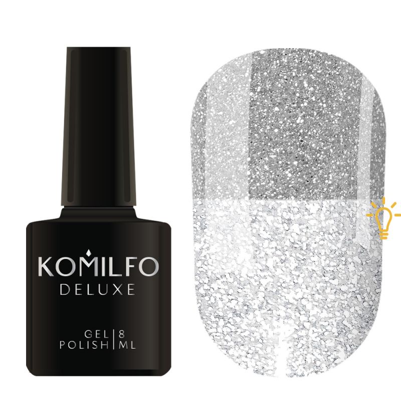 Komilfo Luminous Collection L001 (silver, reflective), 8 ml