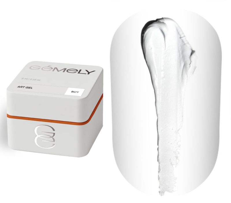 GÉMELY ex GA&MA Гель-рельеф Relief Gel White, 5 г