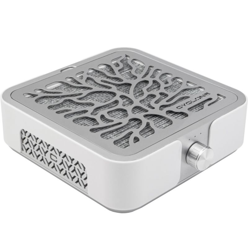 BUCOS Витяжка для манікюру та педикюру CYCLONE X3 SILVER на 72W (гарантія 24 місяці)