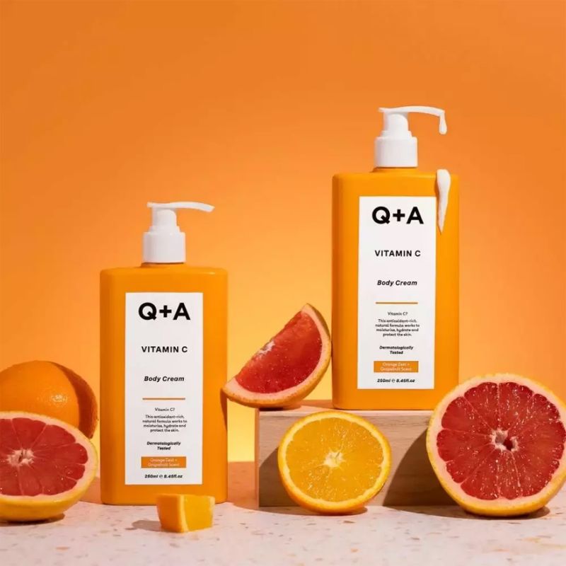 Q+A Body cream with vitamin C Vitamin C Body Cream, 250 ml