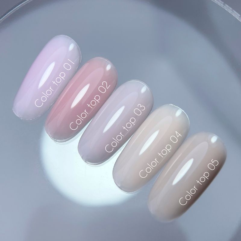 Nails Of The Day Топ для нігтів Color top №04 (світло-бежевий), 10 мл
