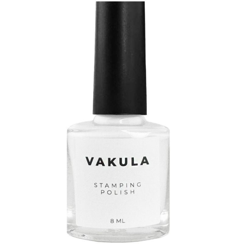 Vakula Nails Stamping polish #01 white, 8 ml