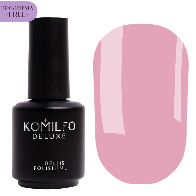 Gel varnish Komilfo DeLuxe Termo C003 (light brown, when heated - bright light green), 8 ml