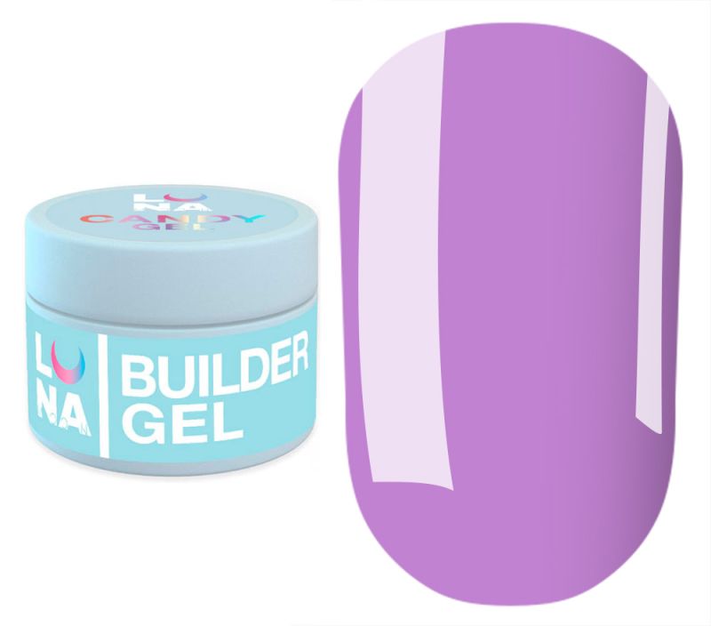 LUNA Candy Gel №21 (purple), 15 ml