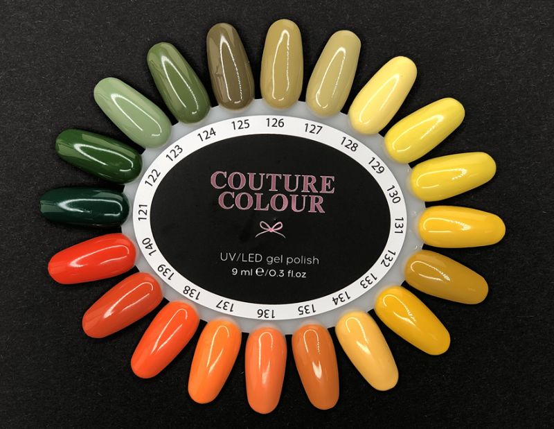 Гель-лак Couture Colour №140 (морковный, эмаль), 9 мл