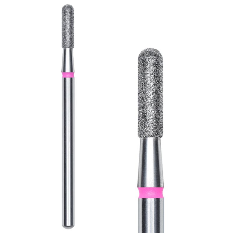 Staleks Pro-Cutter diamond cylinder rounded red diameter 2.3 mm, working part 8 mm