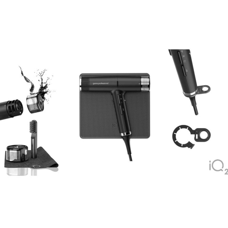 GA.MA Hairdryer IQ 2 Perfetto 1700-2000 W Gold/Rose (12 month warranty)