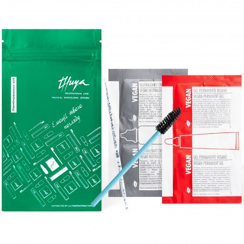 THUYA Eyelash lamination kit MINI VEGAN, 2ml+2ml