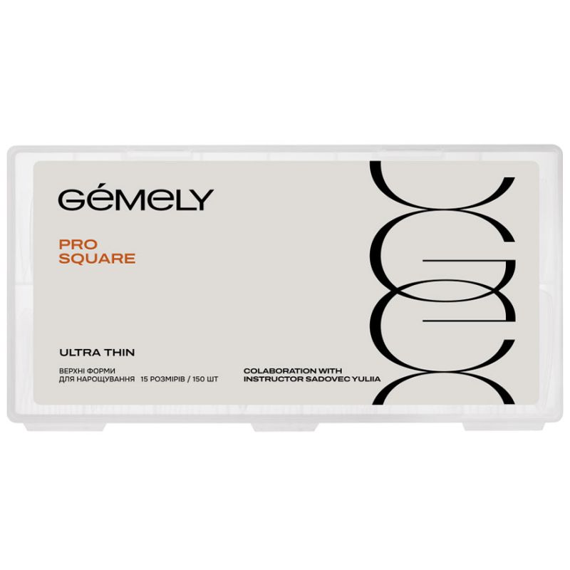 GÉMELY ex GA&MA Верхние формы Upper forms Pro Square Ultra Thin collaboration with @sadovec_yulia