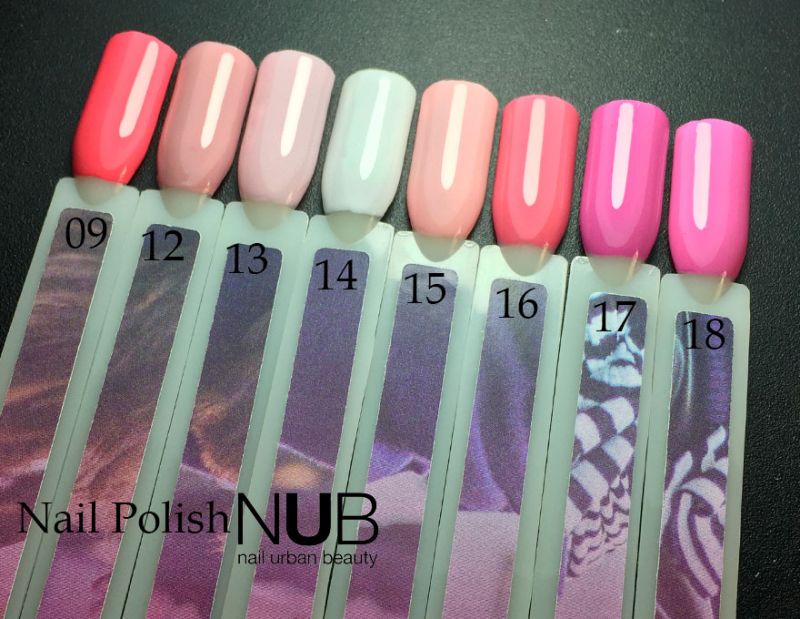 Nail Polish NUB 015 Once in Malibu (light pink, enamel), 14 ml
