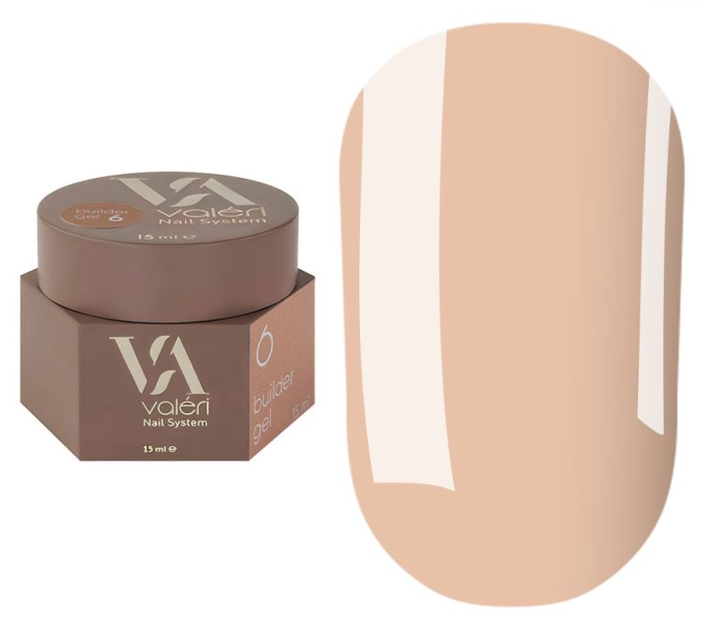 Valeri Гель для нігтів Builder Gel 06, 15 мл