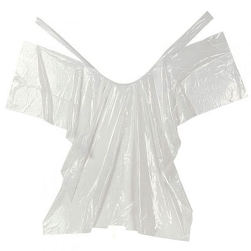 Panni Mlada Barber's disposable negligee, transparent (50 pcs/pack)