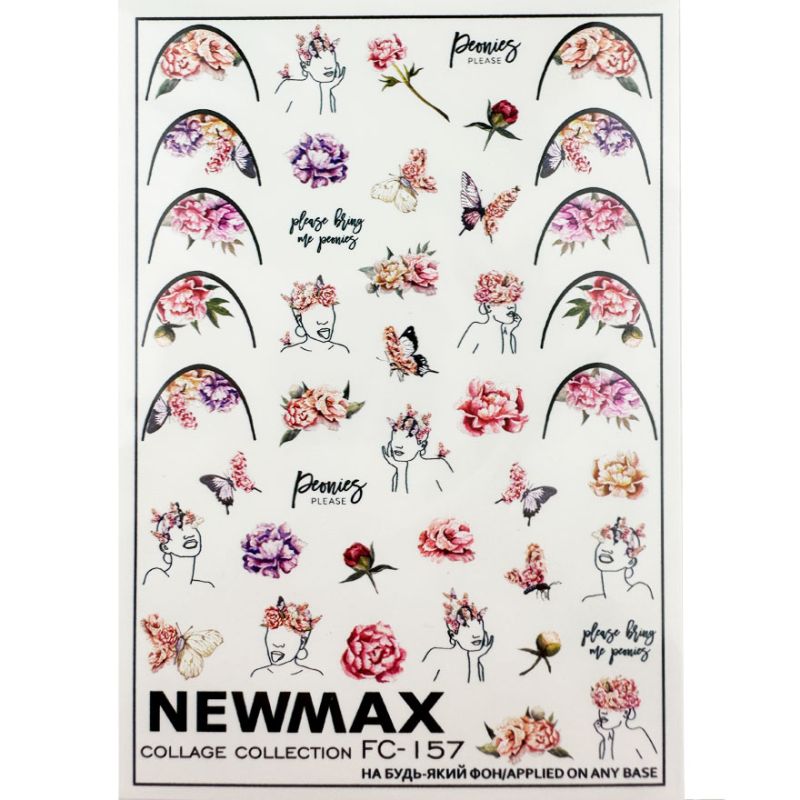 NewMax Слайдер-дизайн FC - 157 (peonies please)