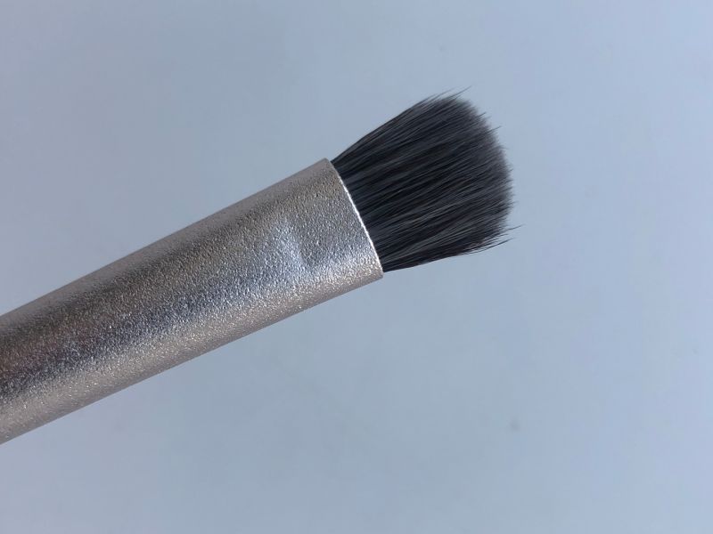 Makeup brush set 10 pcs, with silver sequins