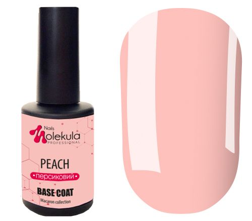 Molekula Base Color Peach (peach, enamel), 12 ml