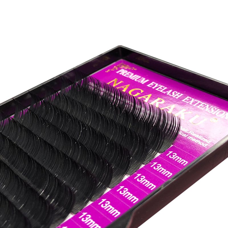Nagaraku NATURAL Lashes black C 0.10 (16 bands 13 mm)