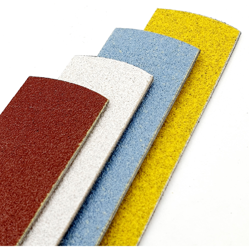 ThePilochki Nail file Straight, 155 mm, on metal (burgundy) - 180/240 grit