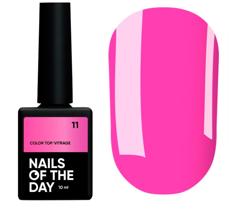 Nails Of The Day Nail top Color top No. 01 (pale pink), 10 ml